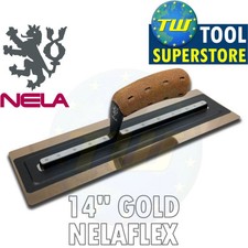 NELA 14" NelaFLEX II Gold Trowel Premium Plastering Trowels 14x4.3in 10883511BK