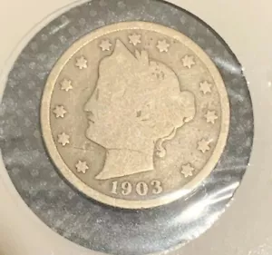 1903 Liberty Nickel, V Nickel - Picture 1 of 2