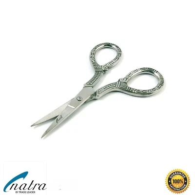 Stickschere 10,5 cm Fadenschere Nähenschere Handarbeitschere Schere NATRA - Bild 1 von 4