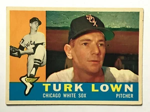 1960 Topps # 313 Turk Lown White Sox WELL CENTERED GREAT COLOR & IMAGE VGEX-EX - Picture 1 of 2