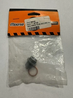 NUEVO MOOSE RACING Enchufe de Drenaje Magnético - Suzuki M0102 33-DP102 DR650 DR250 DR350 Foto 1 de 4