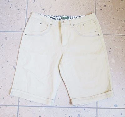 Mountain Lake Womens Modest Shorts Size 12 Twill Beige Stretch Bermuda  - Image 1 of 4