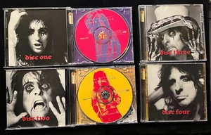 The Life and Crimes of Alice Cooper 4 cd set (no box or booklet) cd's are MINT! - Foto 1 di 2