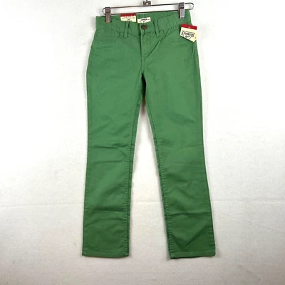 Osh Kosh B'gosh Girl's EZ Adjust Waist Straight Leg Pants Green Size 10 - Image 1 of 4