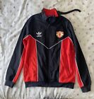 Manchester United Adidas Retro Training Zip Jacket  (Size Medium)