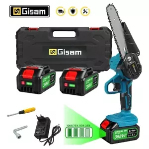 GISAM mini motosega per potatura e taglio legna ricaricabile lama da 6 pollici - Foto 1 di 9