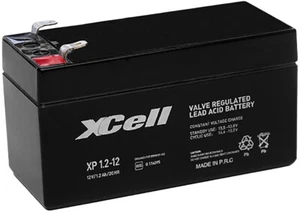 Batterie au plomb XCell XP1,2-12 12V 1,2 Ah Pb AGM plomb 1200mAh - Photo 1/1