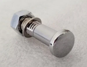 NOS Nitto Binder Bolt Sattelstütze, Vorbau Chromstahl Vintage Sechskantmutter wunderschön - Bild 1 von 7