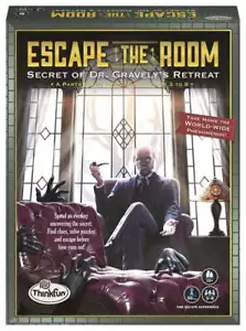 ThinkFun Escape the Room Secret of Dr. Gravely's Retreat Immersive Board Game - Picture 1 of 5
