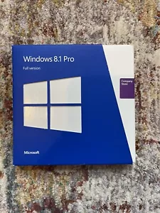 Microsoft Windows 8.1 Pro FULL VERSION SKU FQC-06913 Sealed Package 32 & 64-bit - Picture 1 of 9