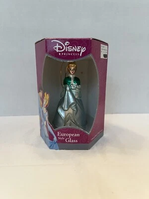 El mejor adorno de Navidad de vidrio estilo europeo de princesa Cenicienta Disney de Santa's Foto 1 de 4