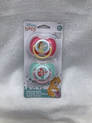Disney Princesa Bebé Niña Infantil Chupete Binky Chupete Sirena Ariel Belle NUEVO  Foto 1 de 4