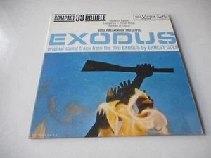 EXODUS - SOUNDTRACK – COMPACT 33 DOUBLE – RCA VICTOR LPC-129 - Picture 1 of 2