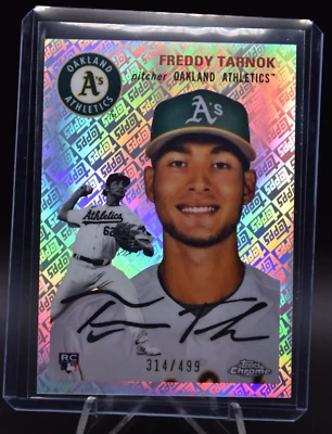 2023 Topps Chrome Platinum Freddy Tarnok LogoRefractor Rookie  314/499 - Image 1 of 2