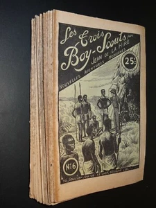 LES TROIS BOY-SCOUTS - Jean de La Hire - LOT DE 45 FASCICULES - 1935 - Imagen 1 de 4