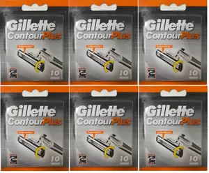 Gillette Contour Plus (Atra Plus) Refill Razor Blades - 60 Cartridges - Picture 1 of 1