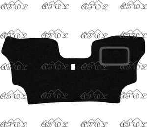 PASST FÜR VW T25 VAN VORNE 1998 BIS 2002 KOMPLETT PASSGENAU SCHWARZ TEPPICH VAN FUSSMATTE. - Bild 1 von 10