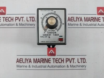 Omron STP-N Subminy Temporizador 0-36 Segundos 100 / 110V 220VAC 50/60HZ 6VA 0.5 - Imagen 1 de 4