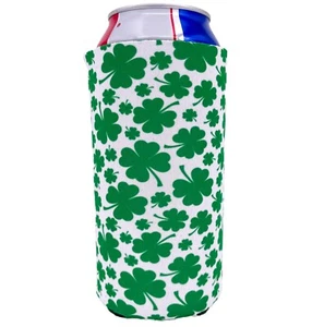Patrón de trébol 24 oz. Can Coolie - Imagen 1 de 4