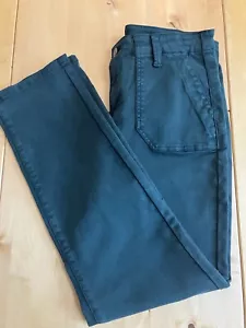 Pantalones utilitarios suaves de tiro alto bien usados talla 10 nuevos con etiquetas - Imagen 1 de 11