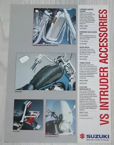 Suzuki VS Intruder Accessories Range UK brochure 1994 VS700 VS750 VS800 VS1400 - Picture 1 of 2
