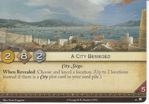 A City Besieged AGoT LCG 2.0 Game of Thrones City of Secrets 40 - Picture 1 of 1