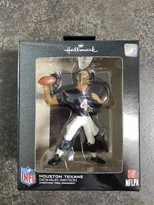 Deshaun Watson Houston Texans Hallmark Ornament #4 Quarterback Figure NFL New - Picture 1 of 4