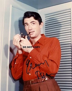 GREGORY PECK 8X10 AUTHENTIC IN PERSON SIGNED AUTOGRAPH REPRINT PHOTO RP - Picture 1 of 1