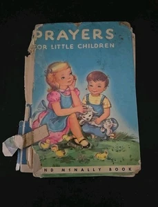 1949 Children's Book / Prayers for Little Children Rand McNally Junior Elf Book - Picture 1 of 4