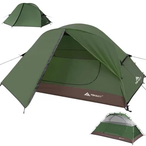 Forceatt Campingzelt 2 Personen, Backpackingzelt Wasserdicht & Winddicht, Ultr... - Bild 1 von 7