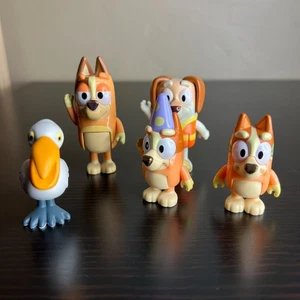 Bluey Friends Family Figures Mixed Bundle Lot Toys Bluey Bingo Jack Pelican (5) - Picture 1 of 4