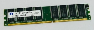 1GB Integral IN1T1GNSKCX 82-32-59 PC3200U 400MHz DDR1 Computer Memory Module - Picture 1 of 4
