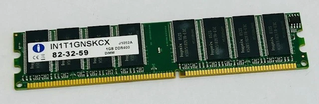 1GB Integral IN1T1GNSKCX 82-32-59 PC3200U 400MHz DDR1 Computer Memory Module - Image 1 of 4