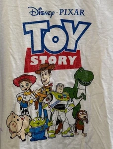 Toy Story 4 Woody Disney Pixar Women’s White Ringer T Shirt Size M - Picture 1 of 5