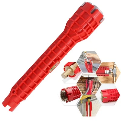 8-in-1 Faucet Sink Installer Multi-Purpose Wrench Plumbing Tool for Toilet Bowl - Image 1 of 4