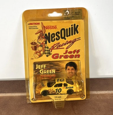 Литая модель NASCAR Джеффа Грина No10 Nesquik 2000 Monte Carlo масштаб 1:64 ограниченное издание - Изображение 1 из 4