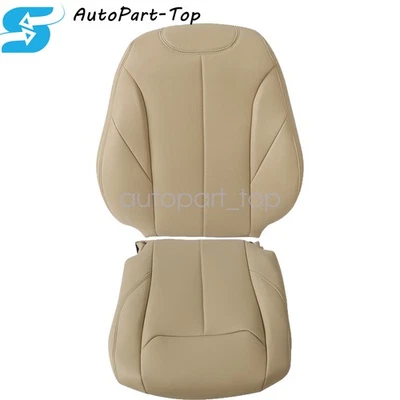 Capa de assento de couro marrom para motorista dianteiro BMW F30 330i 340i 2012-2018 marrom - Imagem 1 de 4