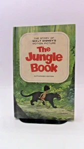The Jungle Book 1967 Walt Disney Authorized Edition Hardcover Mary Carey Kipling - Picture 1 of 6