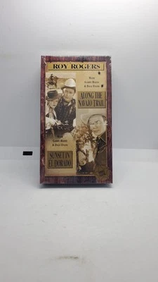 Roy Rogers Double Feature Along The Navajo Trail, Sunset In El Dorado VHS New - Image 1 of 3
