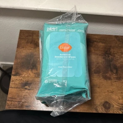 Lume Acidified Deodorant Wipes Cool Cucumber 6 Pack 45 Count Each - Image 1 of 4