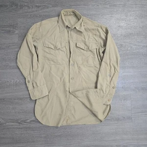 Camisa De Colección Años 40 Segunda Guerra Mundial USN Caqui Botón U29043 Marrón Para Hombre Talla Mediana/Pequeña *defectos* - Imagen 1 de 23