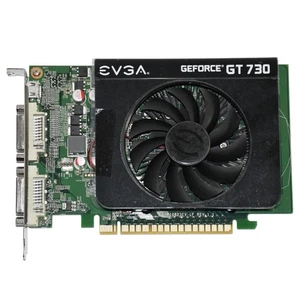 EVGA GeForce GT 730 1GB DDR3 PCIe 2.0 Dual DVI Mini-HDMI 4K GPU Card 01GP32731KR - Picture 1 of 11