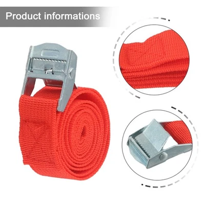1M Lashing Strap with Quick Release Buckle for Securing Cargo and Equipment - Image 1 of 4
