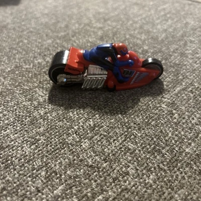 2004 Hot Wheels Thunder Cycles Over8 Moto Red Blue - Image 1 of 4