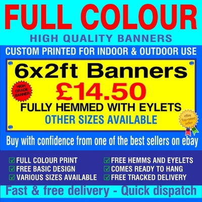 PVC Banners Outdoor Heavy Duty Custom Printed Advertising Shop Banner Sign - Image 1 of 4