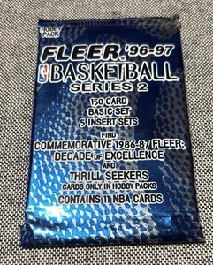 1996-97 Fleer Basketball Series 2 Sealed Retail Pack Kobe RC Iverson RC? Jordan? - Bild 1 von 2