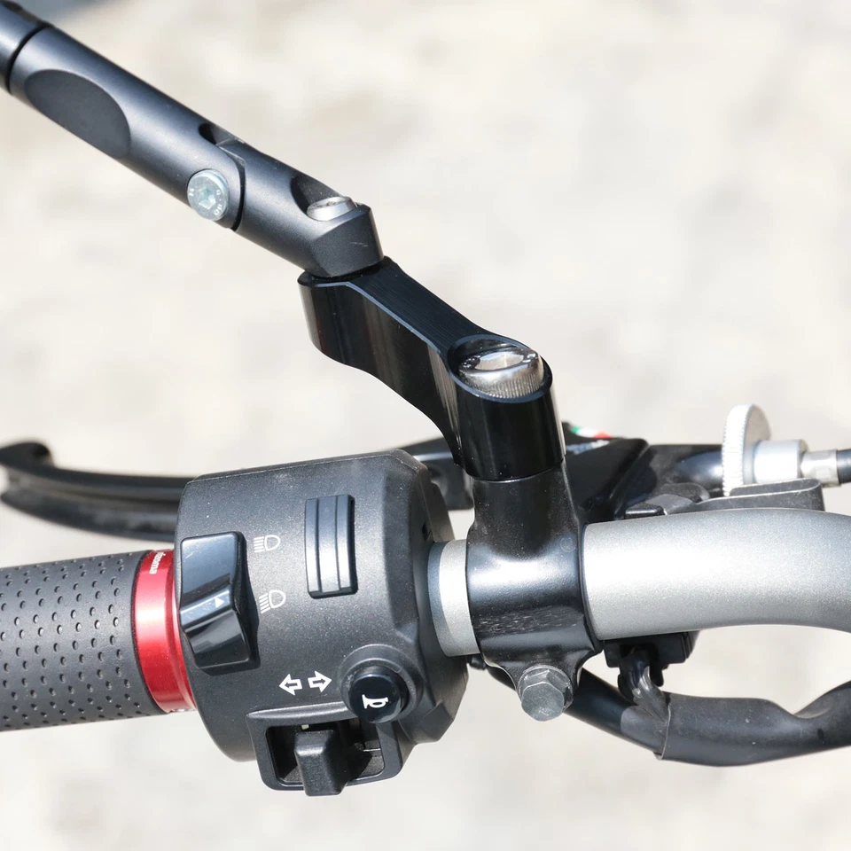 BLACK CNC Rearview Mirror Riser For Ducati Monster S4 01-02 Foto 1 de 4