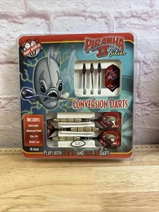 Dart World Piranha II Silver Conversion Darts Complete Set. Sealed! - Picture 1 of 2