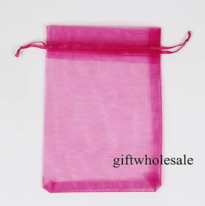 25 50 100 Organza Gift Bags Jewelry Pouches Wedding Favor Party Candy Packing - Picture 1 of 32