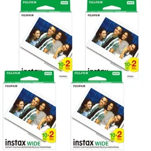 80 hojas Fujifilm Instant Color Wide Film para cámara Fuji Instax 300, 210, 200 - Imagen 1 de 6